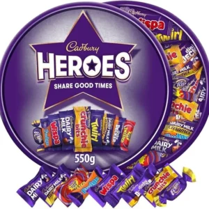 Cadbury Heroes Assorted Chocolate Tub 550G