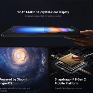 [New User Only Free Shipping]Xiaomi Tablet Xiaomi Pad 6S Pro 12.4 Snapdragon 8 Gen2 12.4" 3K 144Hz Display Hyper OS 10000mAh 120W Super Fast Charge Tablet PC