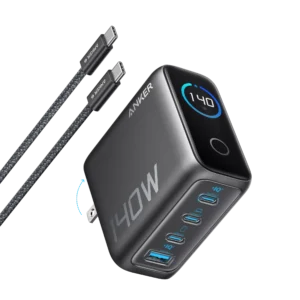 [New User Only Free Shipping]Anker Charger (140W, 4-Port, PD 3.1) with USB-C Cable