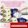 READY STOCK !! 80pcs Kitchen Cleaning Wipes Strong Decontamination Kitchen Wipes Degreasing Lap Pembersih Dapur